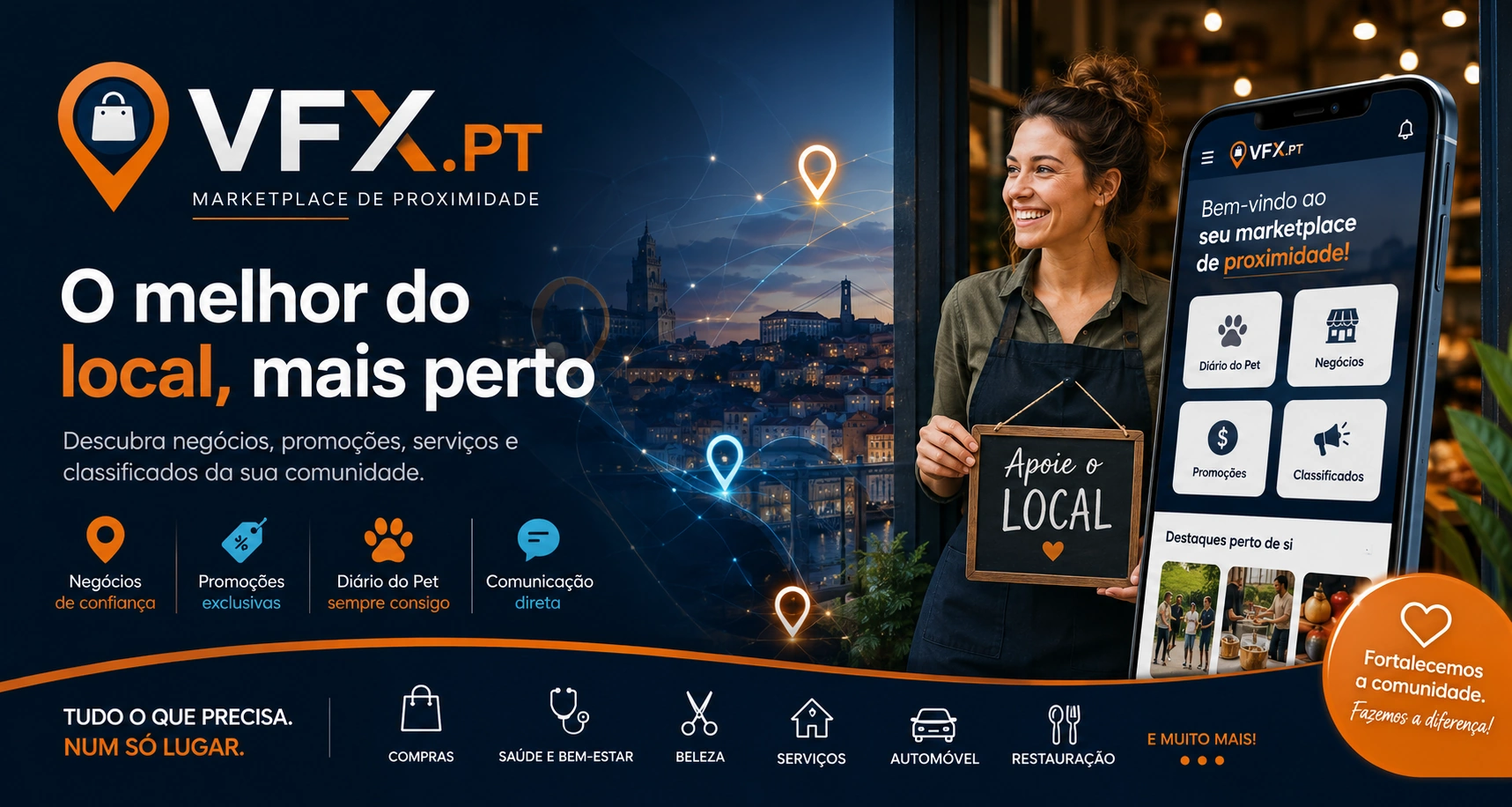 Marketplace VFX.PT para empresas locais em Portugal