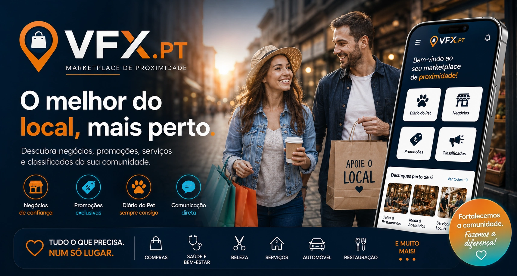 Marketplace VFX.PT para empresas locais em Portugal