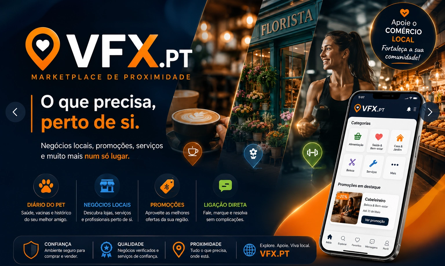 Marketplace VFX.PT para empresas locais em Portugal