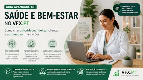Guia avançado de saúde e bem‑estar no VFX.pt: como criar autoridade, fidelizar clientes e automatizar marcações